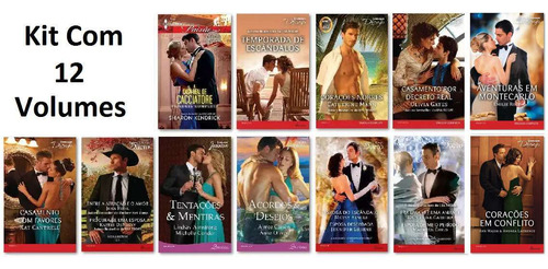12 Livros Promoção Romance Harlequin
