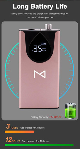 Máquina Perforadora De Uñas M Max Professional Con Motor Sin