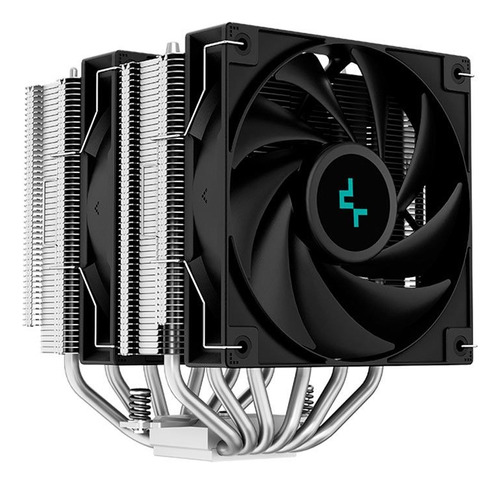 Cooler Para Processador Deepcool Ag620 Preto Dual-fan 120mm Led Sem Led