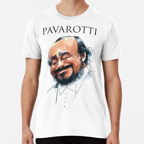 Remera Opera Tenor Pavarotti Algodon Premium