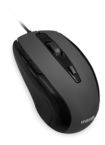 Mouse Maxell Cable Usb Optico 5 Botones 1200 / 1600 Dpi 