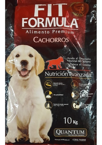 Fit Formula Cachorro 10kg Con Envio Gratis 