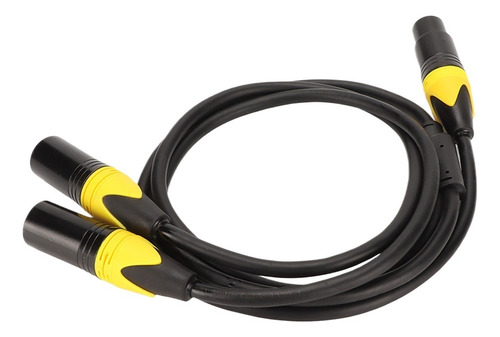 Three-core Xlr One Female To Two Male Adapter Cable