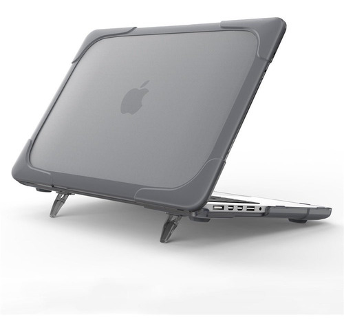 Imagen 1 de 5 de Carcasa Case Funda Macbook Anti Impacto Pro Air Gris Soporte
