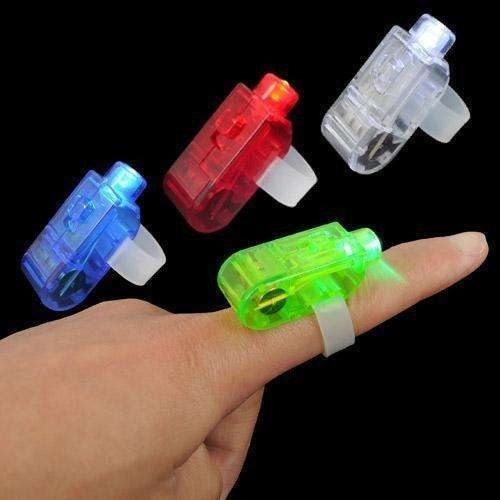 Anillos Laser Led Dedos Luminoso X 20 Unidades Cotillon