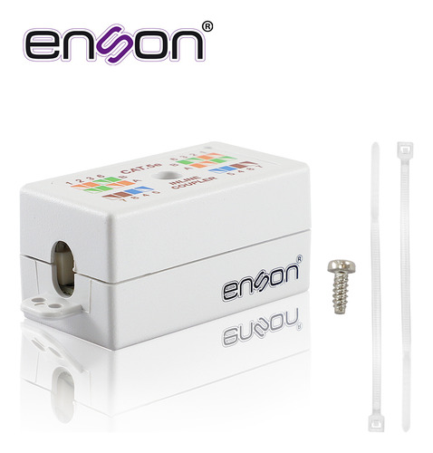 Paquete De 3 Cople Utp Enson Hilo A Hilo Cat5e Para Unir Utp