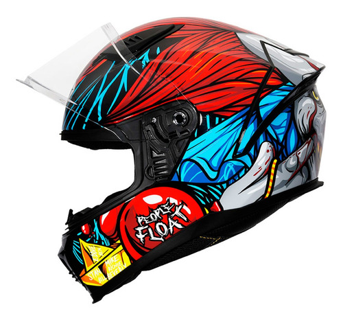 Capacete Para Moto Integral Helt Avant Cor Vermelho Tamanho do capacete 64