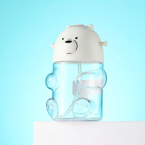 Miniso Cilindro We Bare Bears Polar Plástico 600 Ml