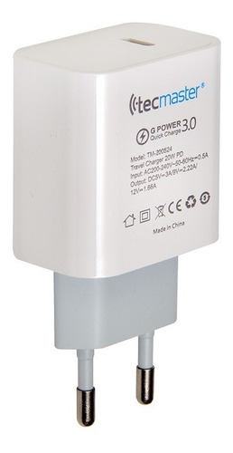 Cargador Usb C Con Cable Usb C 20w Certificación Sec