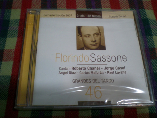 Florindo Sassone / Grandes Del Tango Cd Doble Nuevo (60)