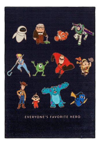 Gertmenian Disney Pixar Heroes - Alfombra Infantil (5.0 X 7.
