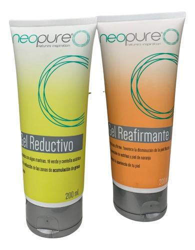 Kit Gel Reductivo Y Reafirmante Neopure 200 Ml C/u. 