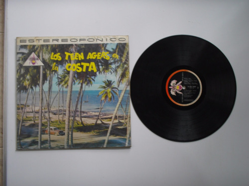 Lp Vinilo Los Teen Agers En La Costa Edición Colombia 1960