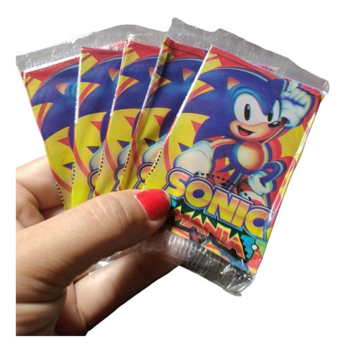 Kit 200 Cards Figurinhas Sonic 2023 50 Pacotes Bafo 