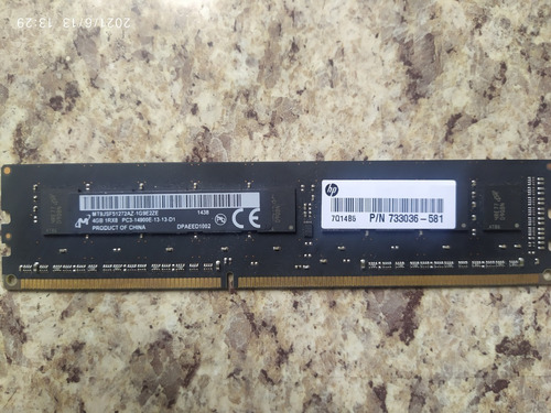 Memoria Ram Para Pc Ddr3 4gb 1866 Mhz (Usado)