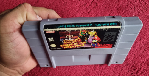 Super Mario Rpg Snes Cartucho Original Guardando Partida (Usado)