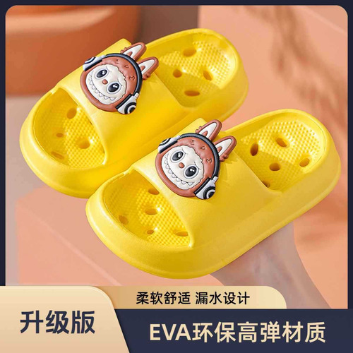 Zapatillas De Baño Con Dibujos Animados Para Niños, Huecas,