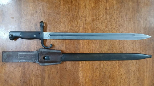 Lote 3 Bayonetas Y Machete De Artilleria Mauser 1909 Y 1891 Negro (Usado)