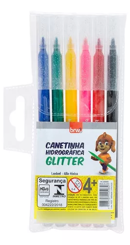 Ezco bolígrafos lapiceras gel glitter 1mm x10 colores