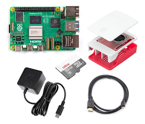 Kit Raspberry Pi 5 8gb Ram Starter Pack Kit Básico