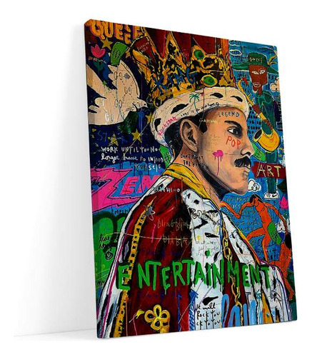 Cuadro Decorativo En Tela Canvas Freddy Mercury Art