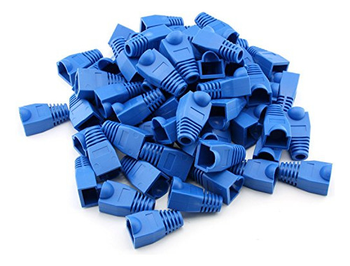 100 Cables De Red Ethernet Cat5e Cat6 Rj45 Con Alivio De Ten