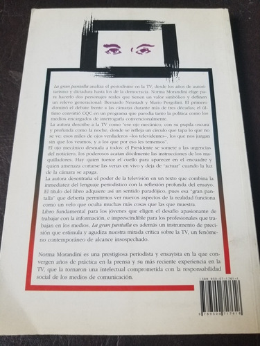 Libro,la Gran Pantalla,norma Morandini (Usado)