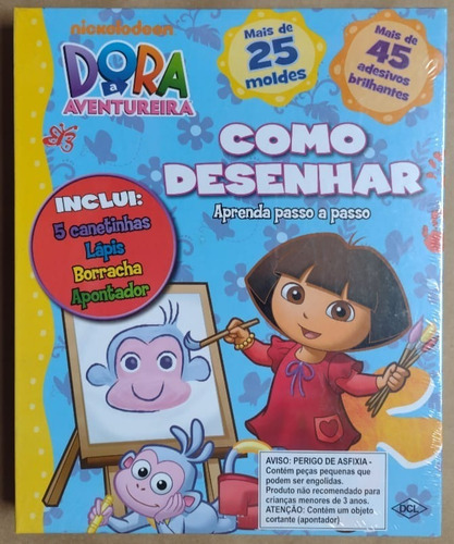 Dora A Aventureira - Como Desenhar, De A Dcl., Vol. 1. Editora Dcl, Capa Dura Em Português, 2019