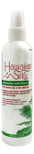Hawaiian Silky Spray Hidratante Y Brillante, Blanco, 8 Onza.