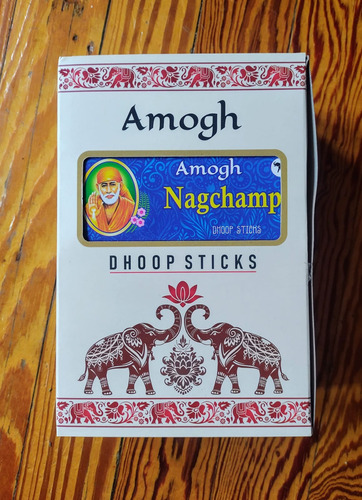 Sahumerios Sai Incense (incienso) Amogh - Dhoop 12 Cajas