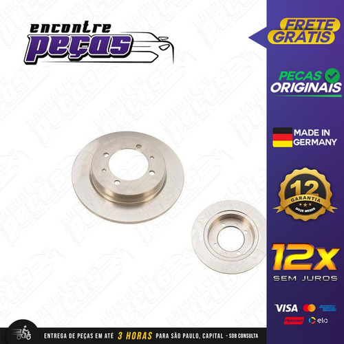 Disco De Freio Traseiro Volvo S40 2.0 T 1997-2003 Original