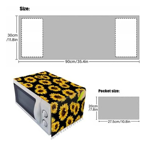 Funda Para Horno De Microondas, A Prueba De Polvo, Aceite, P