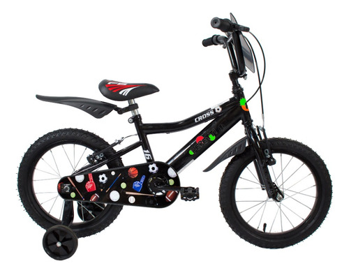 Bicicleta Niño Infantil Paseo Peretti Cross Varón Rodado 16 