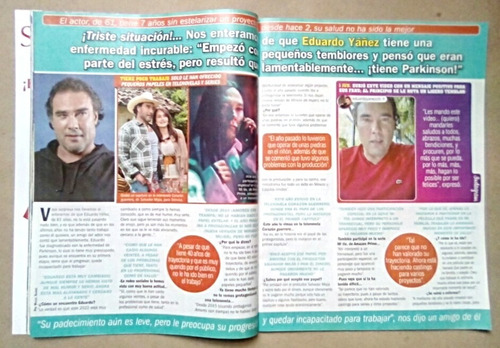 Sara Corrales, Raúl Araiza, Checo Pérez. Tv Notas. 2022. (Usado)