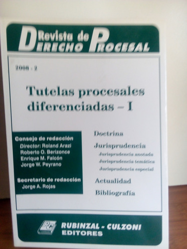 Revista De Derecho Procesal - Tutelas Proce. Diferenciadas I