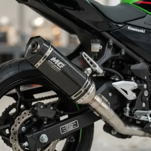 Ponteira Z400 Ninja 400 Chanfro Inox Mg Escapes Gp Db Killer