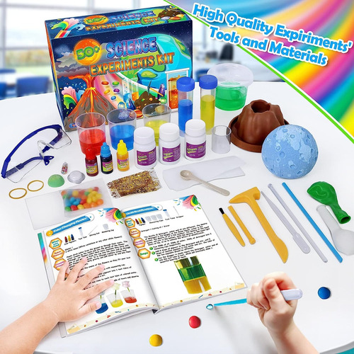 Set Ciencias Educativo 50 Experimentos Para Niños +4 Años