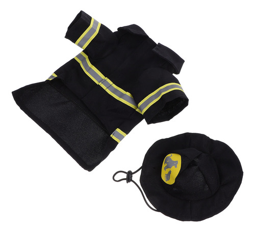 1 Juego De Ropa Para Perros Con Forma De Uniforme De Bombero