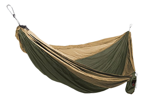 Grand Trunk Double Parachute Nylon Hammock With Carabiners (