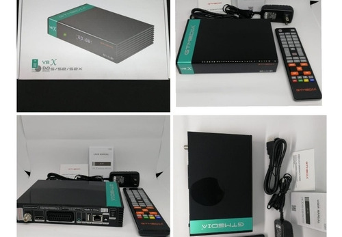 Imagen 1 de 3 de Gtmedia V8x Hd Receptor Decodificador Fta Con 1 Mes