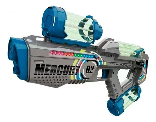 Pistola De Agua Con Bateria Recargable Mercury M2 / Led