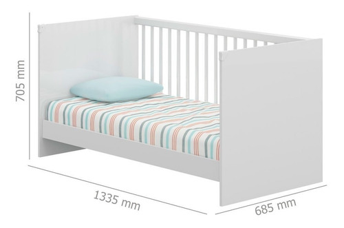 Cuna 3 En 1 Convertible Infantil Cama Minicama Bebe