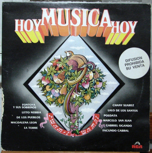 Varios - Hoy Musica - Nebbia / Fontova / La Torre - Lp 1985