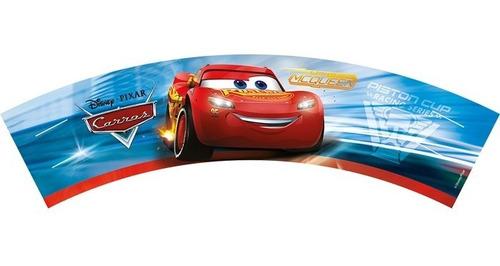Imagem 2 de 3 de Topo De Bolo De Papel Carros Cars Disney