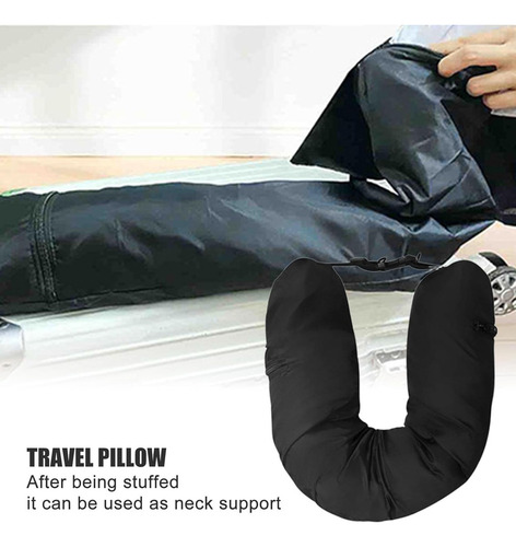 Almohada De Cuello Rellenable Para Viajes Almohada De Cuello