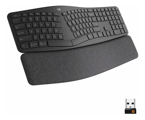 Teclado Logitech Ergo K860 Wireless Ergonomic Con Wrist Rest