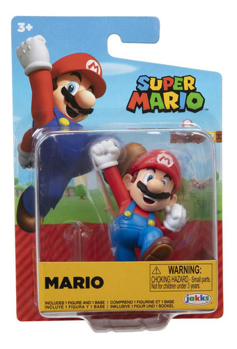 Super Mario Mini Figura Colecionáveis Mario 6cm - Candide