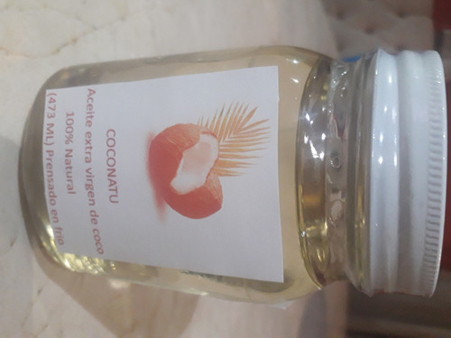 Aceite De Coco Extra Virgen 100% Natural