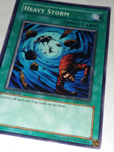 Heavy Storm Yugioh Tcg #sd6-en023 Heavy Storm Inglés (Usado)
