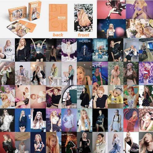 Photocard Kpop Blackpink Rose 54 Tarjetas Corean Pop